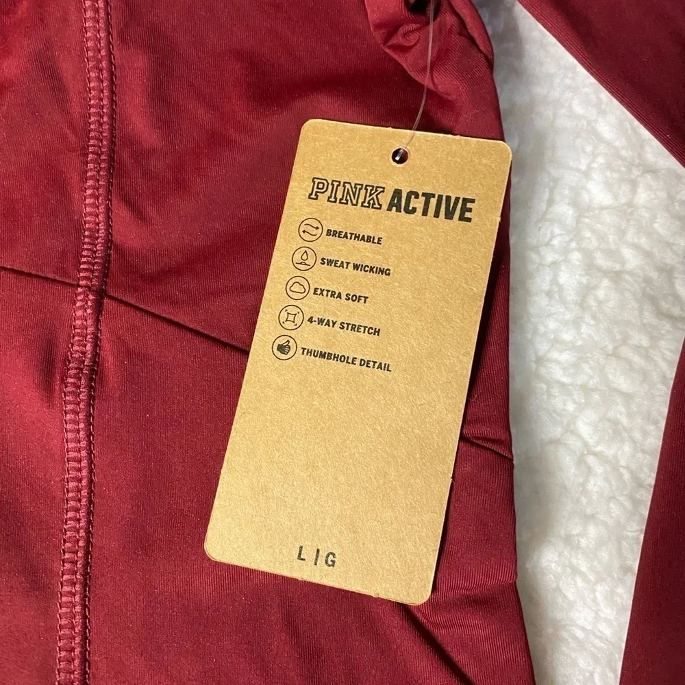 NWT VICTORIA SECRET Pink active PULL OVER SIZE LARGE​​​​​​​ - Picture 4 of 6